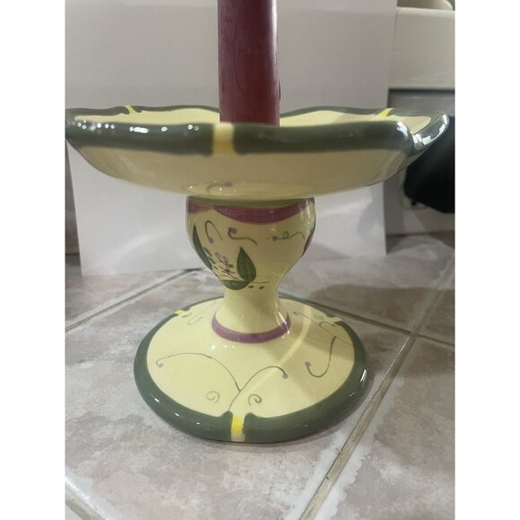 Partylite Strawberry Garden Lites Taper / Ball Candle Holder, P8094 Strawberry - Picture 3 of 7